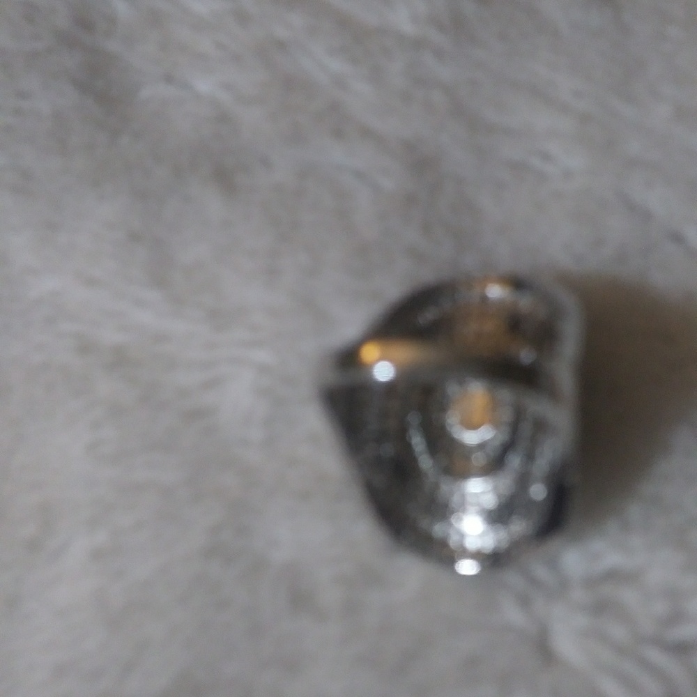 🚫SOLD🚫 RNatural White Sapphire 925 Silver Ring❤ - Picture 8 of 8